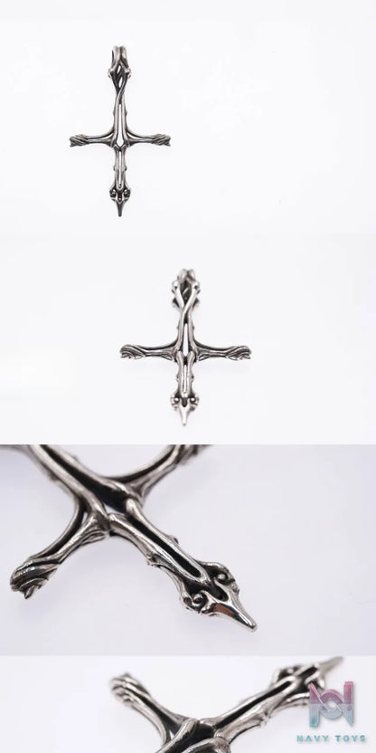 Raven Studio (silver jewelry) – Evil Goat Head Pendant Necklace Original