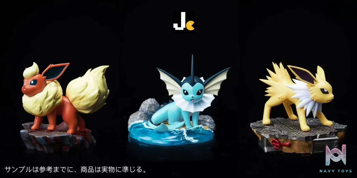 JC Studio – Pokémon Eevee & Flareon & Vaporeon & Jolteon
