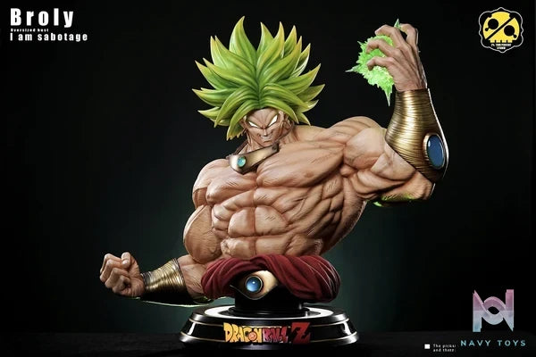 2% Studio - Dragon Ball Broly Bust resin statue Navy Toys anime figure