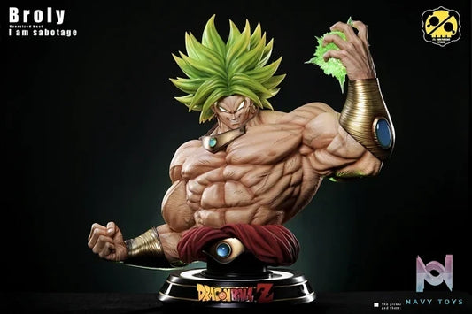 2% Studio - Dragon Ball Broly Bust resin statue Navy Toys anime figure
