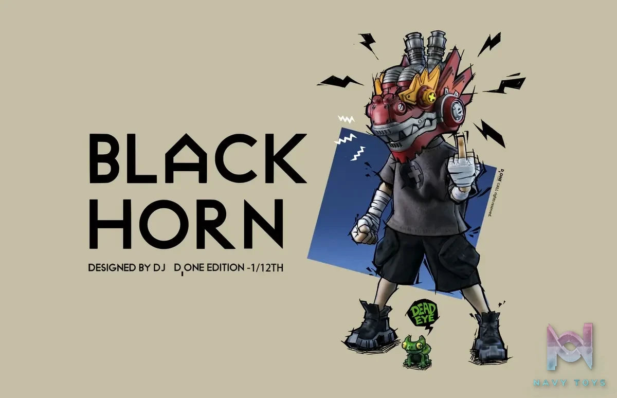 D ONE Studio – Black Horn Doll 1/12 The Year of The Loong (Licensed)