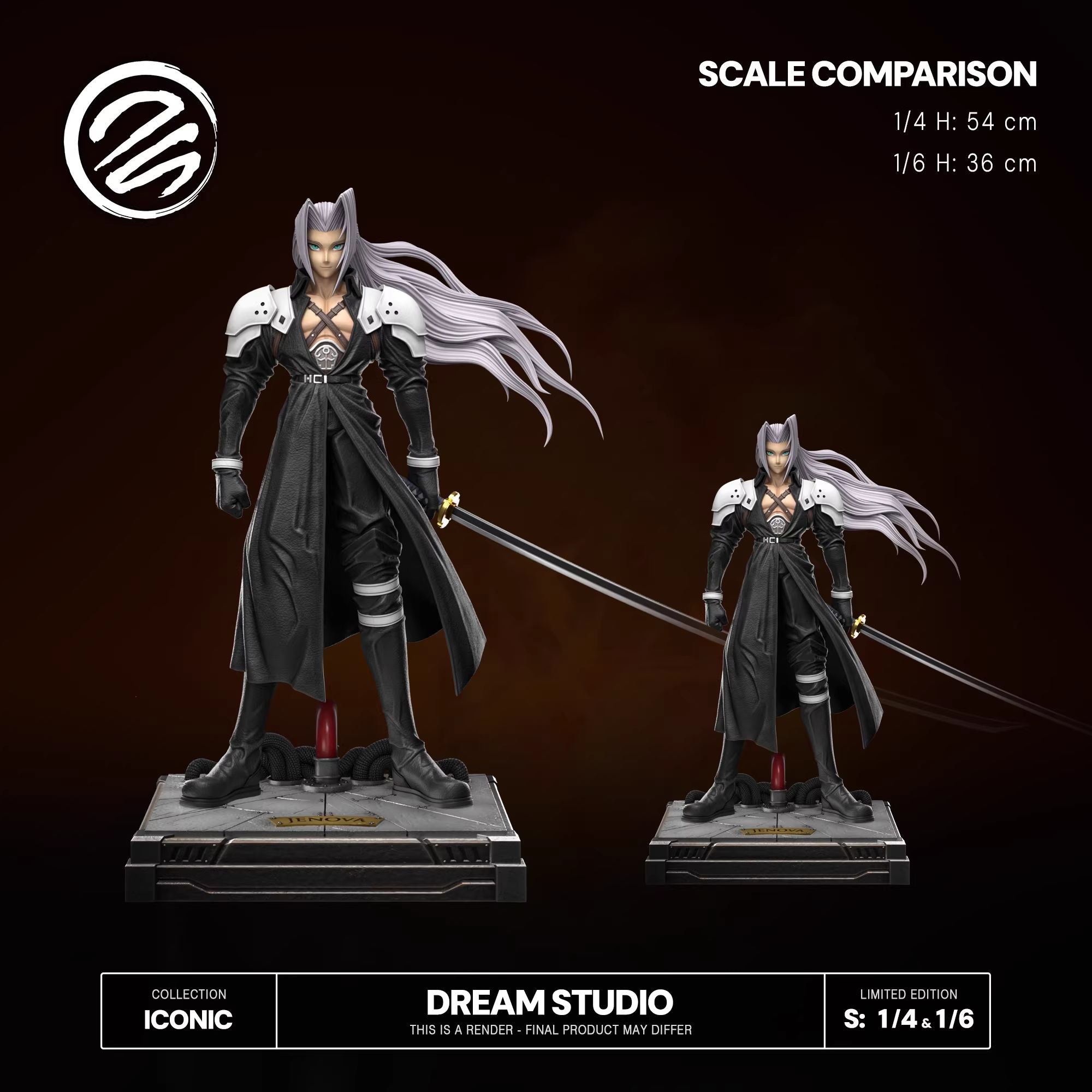 Sephiroth resin statue Dream Studio anime figure