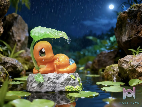 Qing Niao Studio – Charmander In The Rain Four Seasons Ver. Pokémon