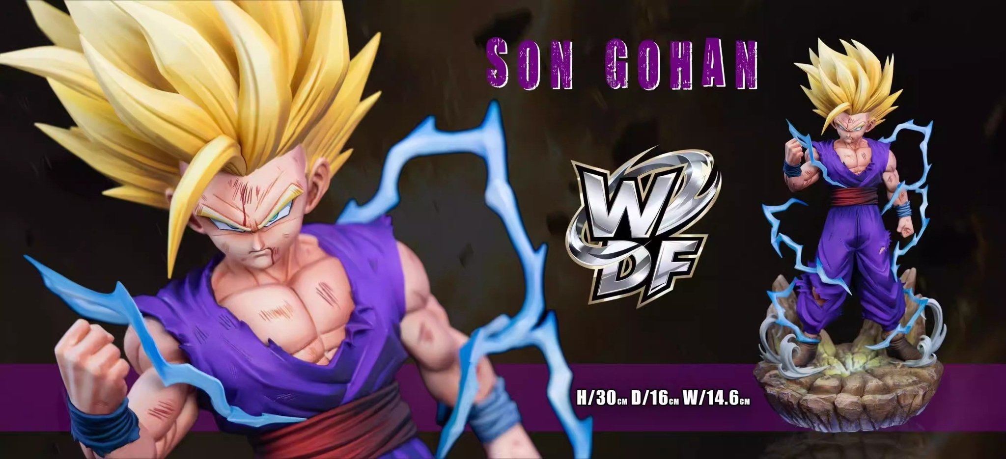 Son Gohan resin statue WDF Studio anime figure