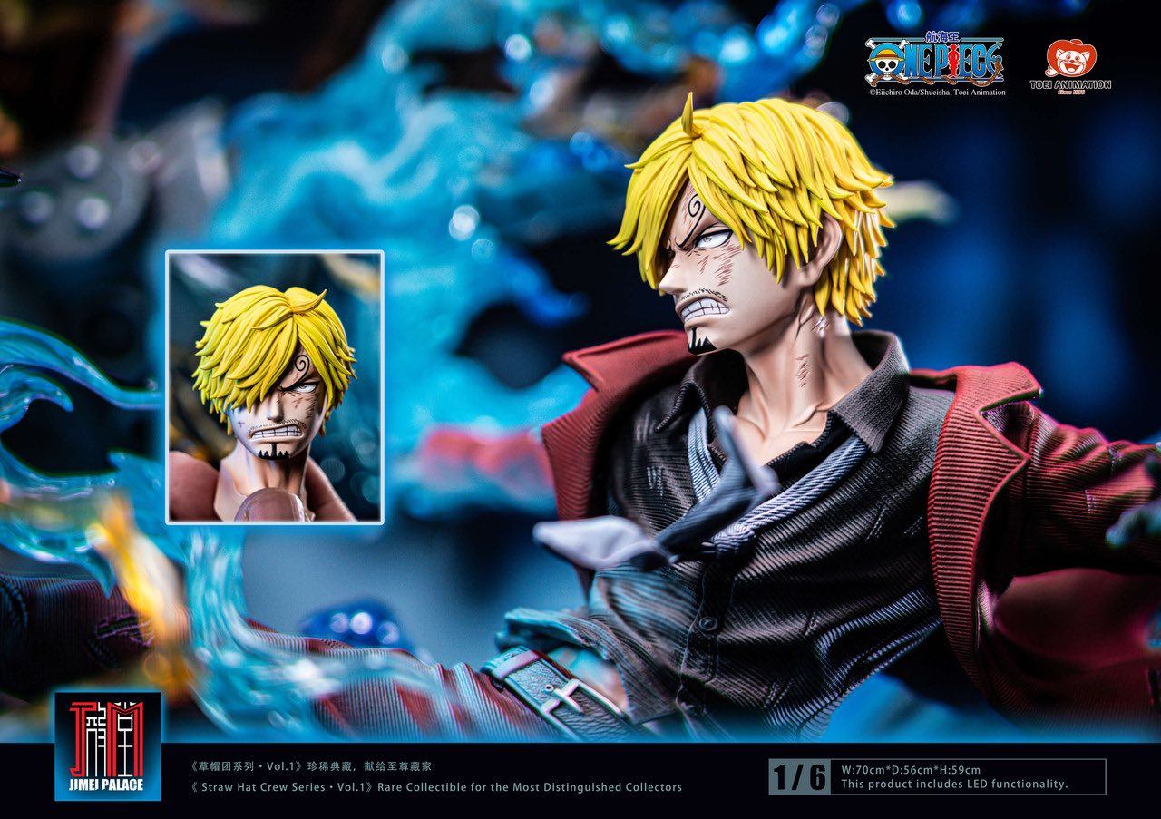 Sanji vs Queen resin statue jimei palace anime figure