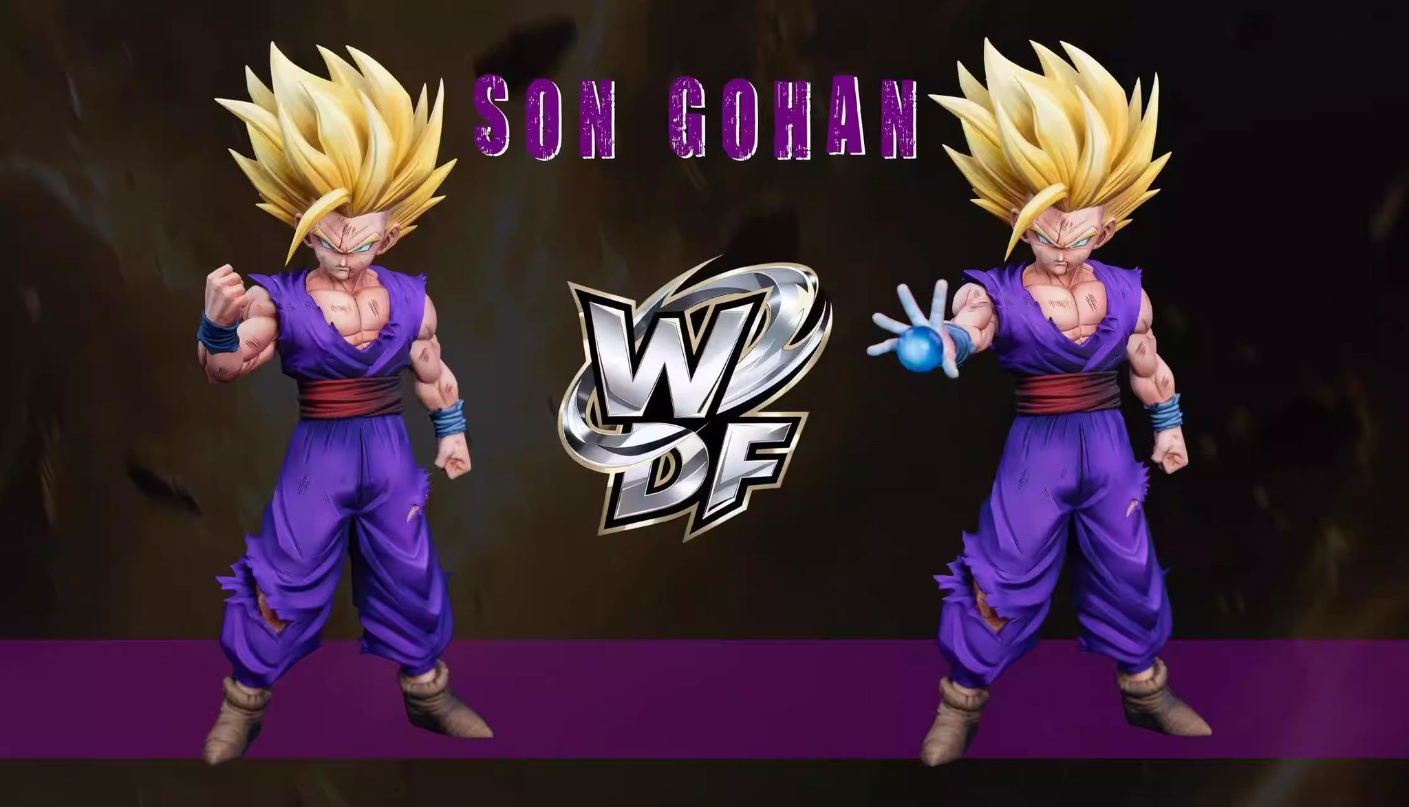 Son Gohan resin statue WDF Studio anime figure