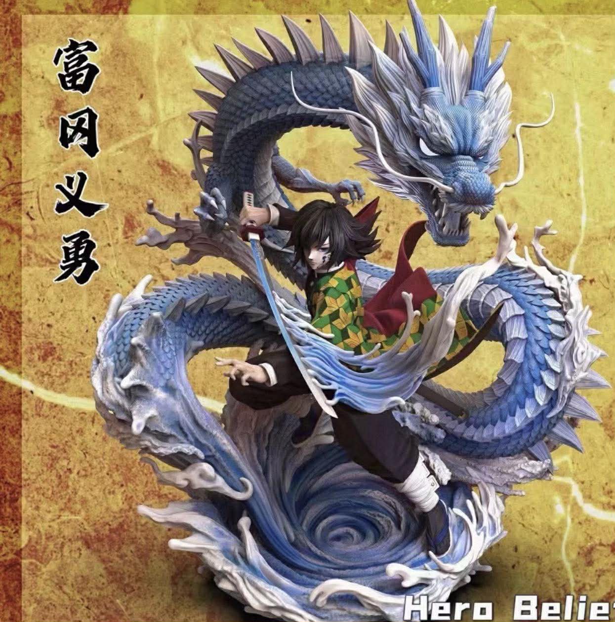 Tomioka Giyuu - Kimetsu No Yaiba - YYGK Studio ( Sale 50%) resin statue Navy Toys anime figure