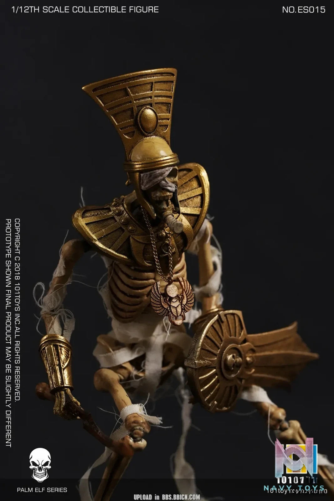 101Toys – Original PALM ELF SERIES- Skeleton Egyptian Mummy (Licensed)