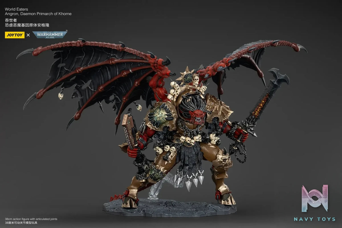 JOYTOY – World Eaters Angron Daemon Primarch of Khorne JT01178 (Licensed)