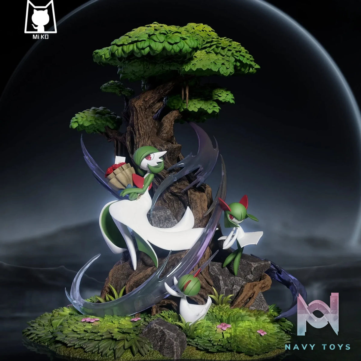 Miko Studio – Pokémon Gardevoir Evolution Group
