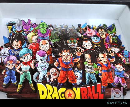 KALA HOME Studio – Dragon Ball Multiple Characters #10 3D Decorative Painting Dragon Ball