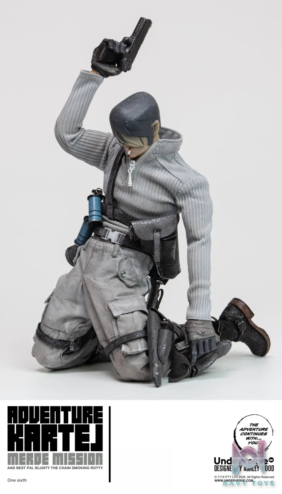 UNDERVERSE – Adventure Kartel 1/6 Series Cold Bugger Adventure Merde Action Figure (Licensed)