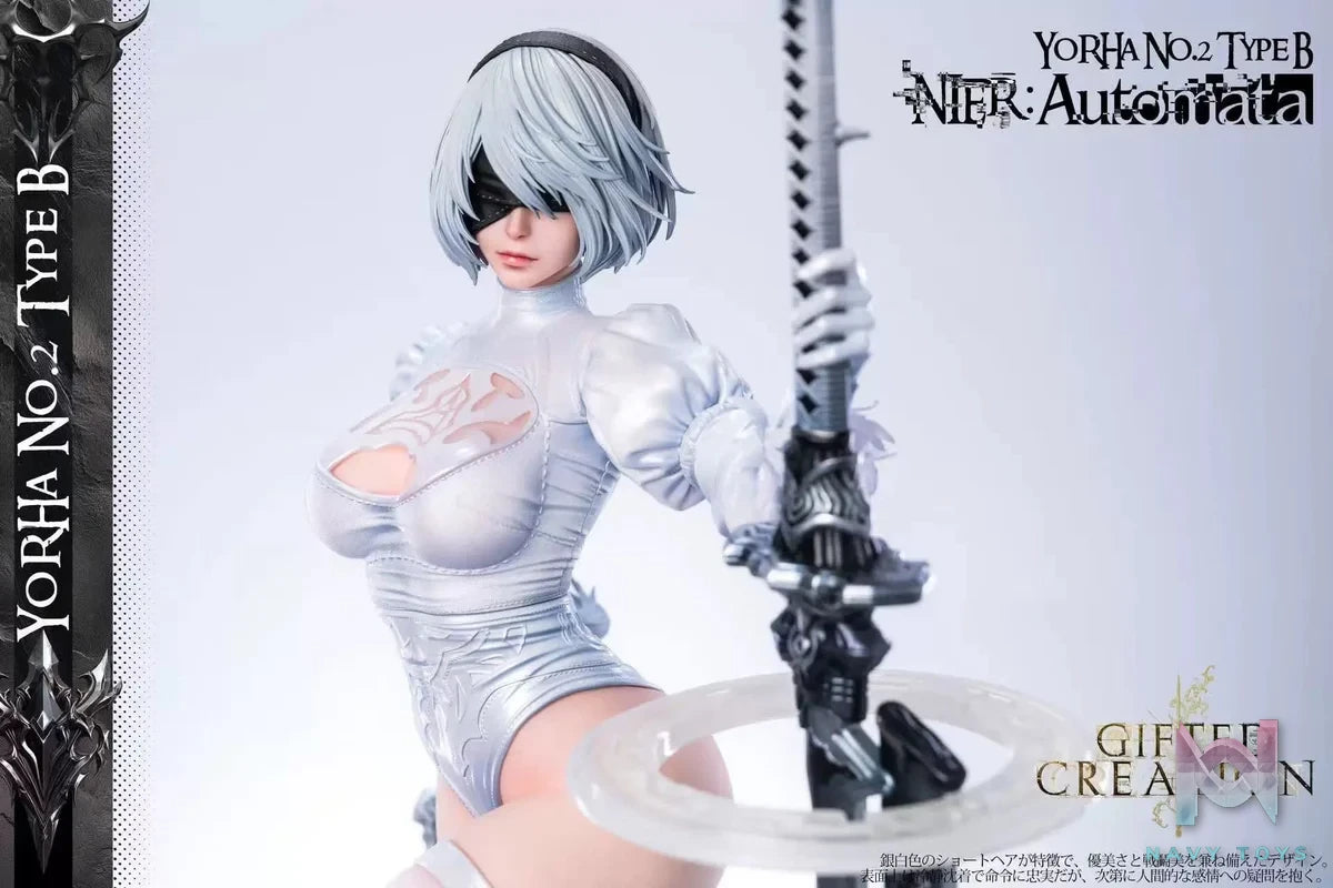 2B & Eve resin statue Gifted Creation Studio anime figure