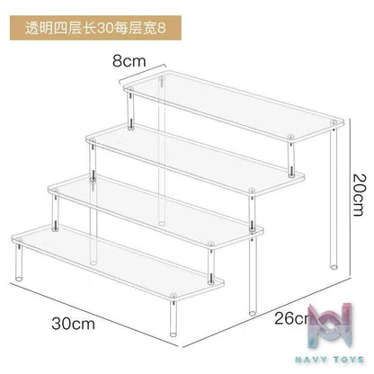 Showcase Factory – Acrylic Stair Display Stand for Nendoroids Blind Boxes Mini Figures