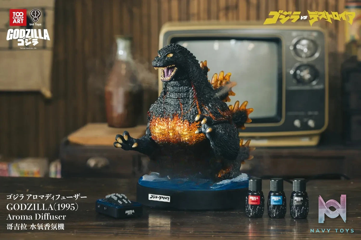 Bid Toys – Godzilla Theme Remote Control Water Oxygen Fragrance Essential Oil Diffuser BID2601 (Licensed)