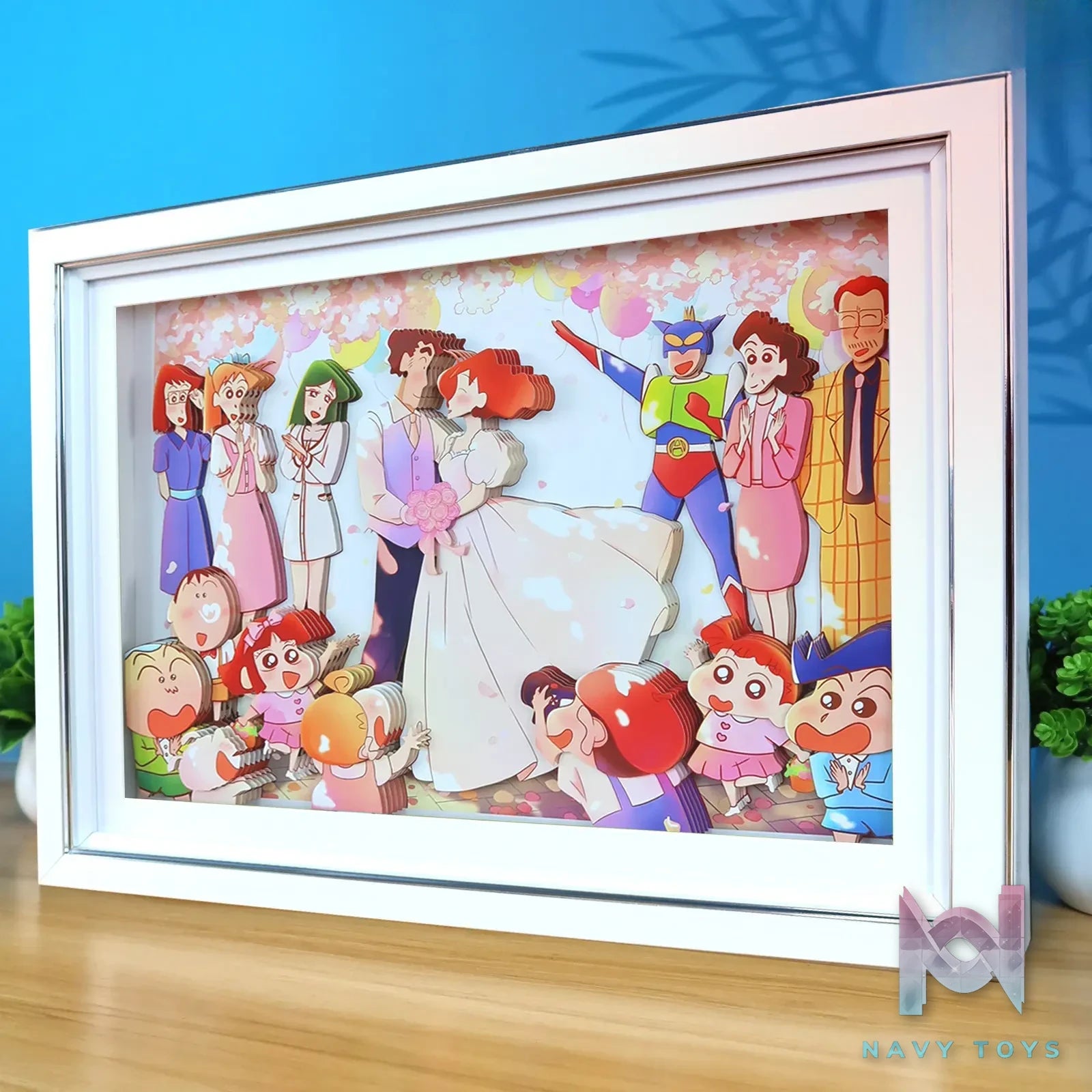 KALA HOME Studio – Crayon Shin-chan Multiple Characters #14 3D Decorative Painting Crayon Shin-chan