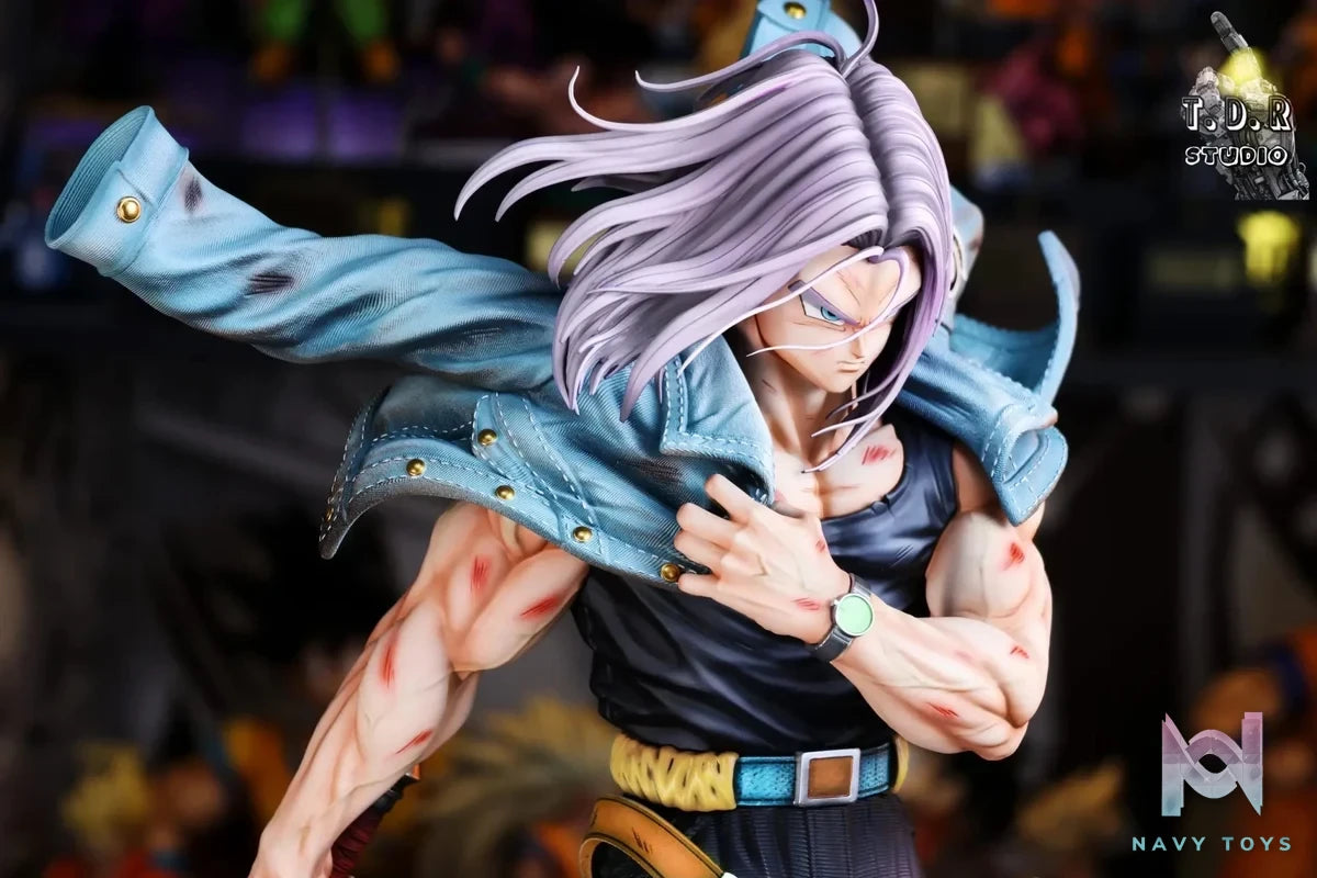 T.D.R Studio - Dragon Ball Battle Series 1 Future Boy Trunks resin statue Navy Toys anime figure