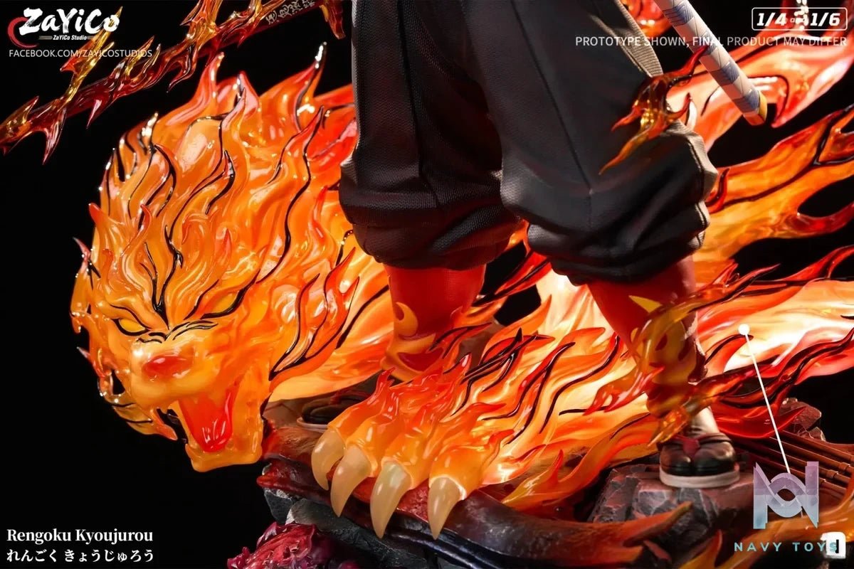 Flame Hashira Kyojuro Rengoku - Demon Slayer - Zayico Studio resin statue Navy Toys anime figure