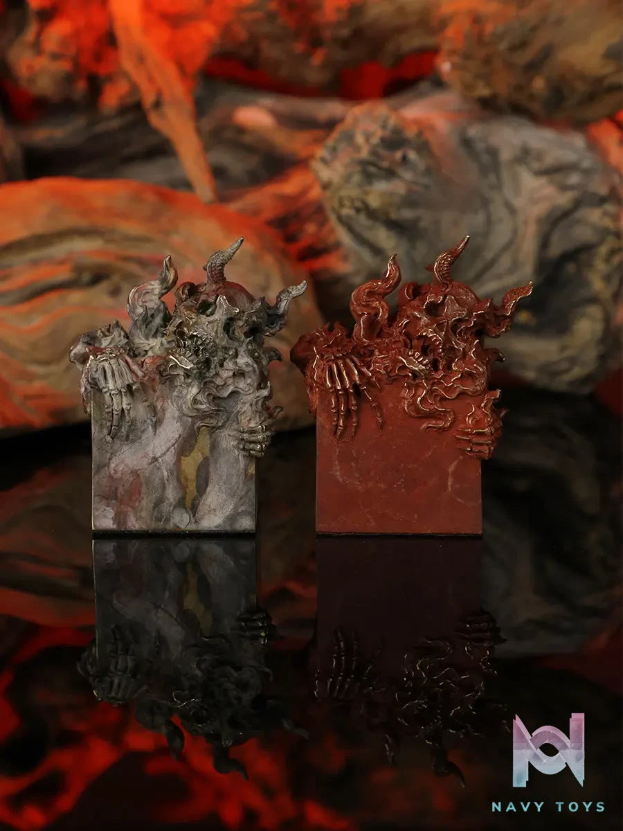 Manas SUM – Fan Zai “Flame Demon Seal” Weird Sealing Series Original Design Cast Bronze Decoration (Licensed)