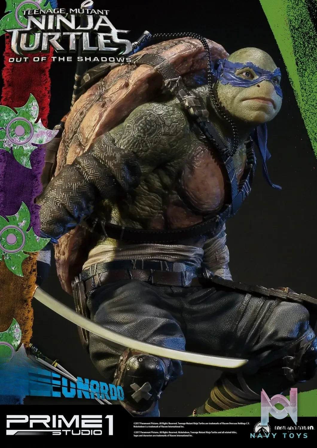 Prime 1 Studio – Premium Masterline Teenage Mutant Ninja Turtles: Out of the Shadows (Film) Leonardo PMTMNT-04 (Licensed)