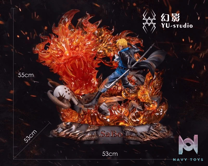 Yu Studio - Sabo Viêm Đế resin statue yu studio anime figure