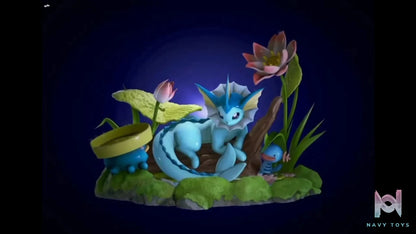 Kipi Studio – Pokémon Ecological gk Eevee series 1st Vaporeon & Flareon