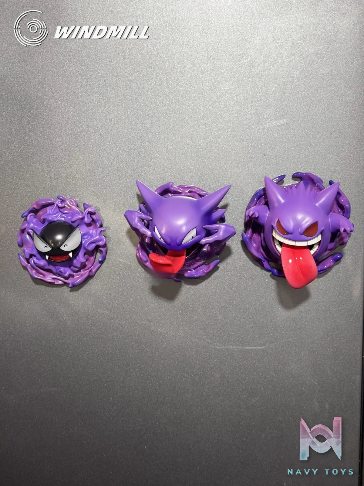 WINDMILL Studio – Pokémon Gengar & Haunter & Gastly Evolution Set