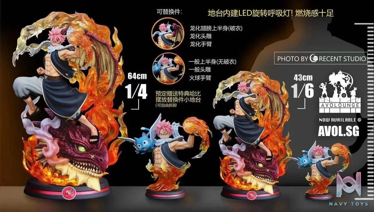 Natsu & Happy - Fairy Tail - Cresent Studio resin statue Crescent Studio anime figure