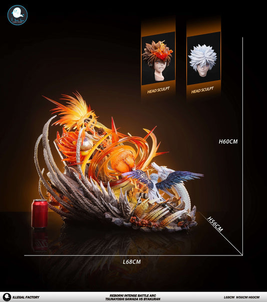 Sawada Tsunayoshi vs Byakuran Gesso - Hitman Reborn! - ILL Studio resin statue ILL Studio anime figure