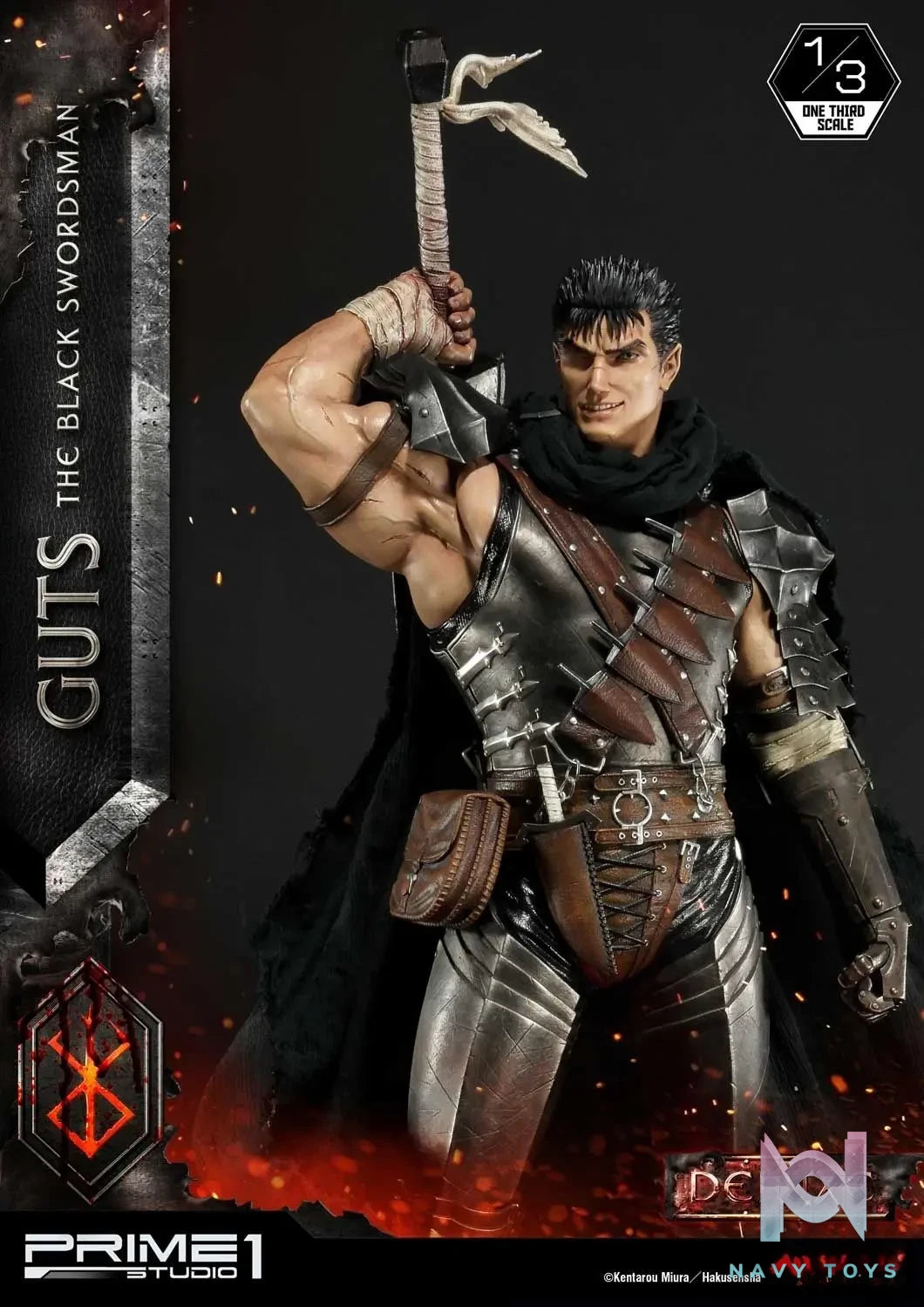 Prime 1 Studio – Museum Masterline Berserk Guts The Black Swordsman MMBR-01 MMBR-01DX (Licensed)