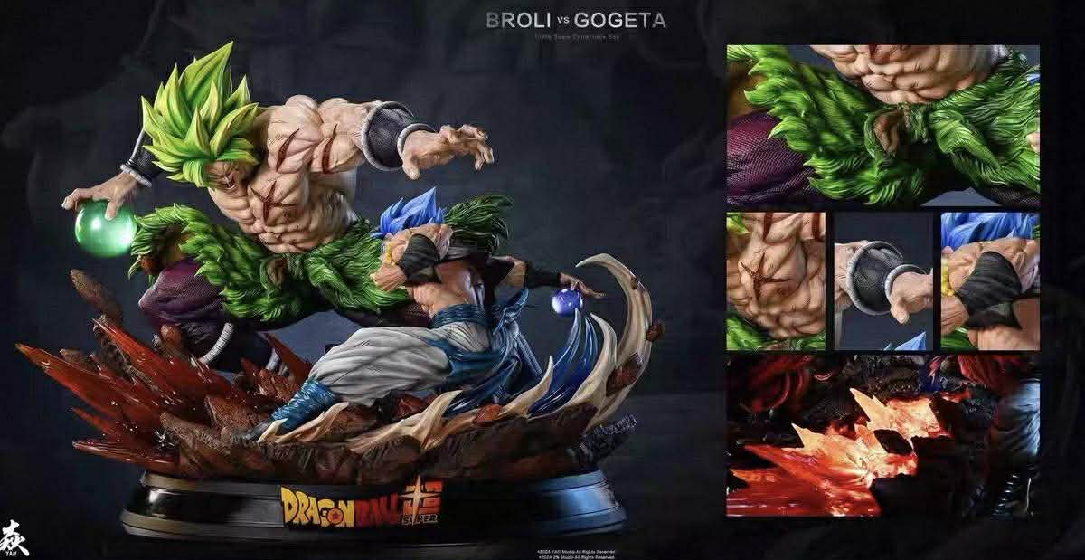 Broly vs Gogeta - Dragon Bal - YYGK Studio ( Sale 50% ) resin statue Navy Toys anime figure