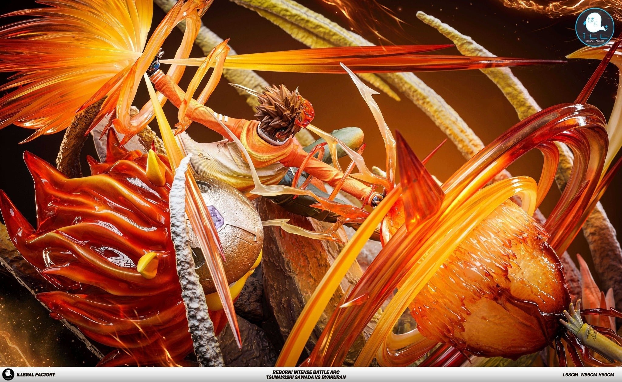 Sawada Tsunayoshi vs Byakuran Gesso - Hitman Reborn! - ILL Studio resin statue ILL Studio anime figure