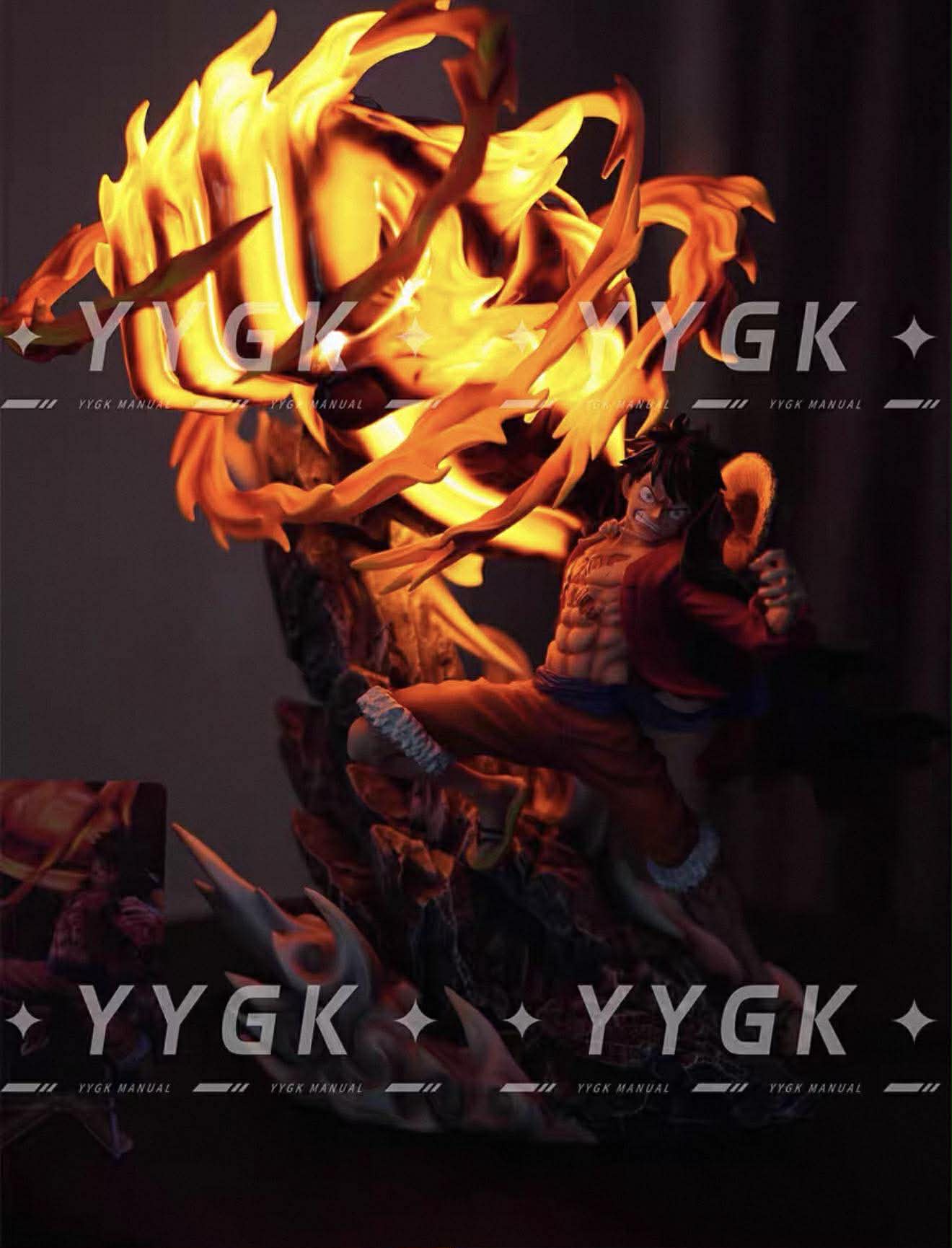 Luffy One Piece - YYGK Studio resin statue Navy Toys anime figure