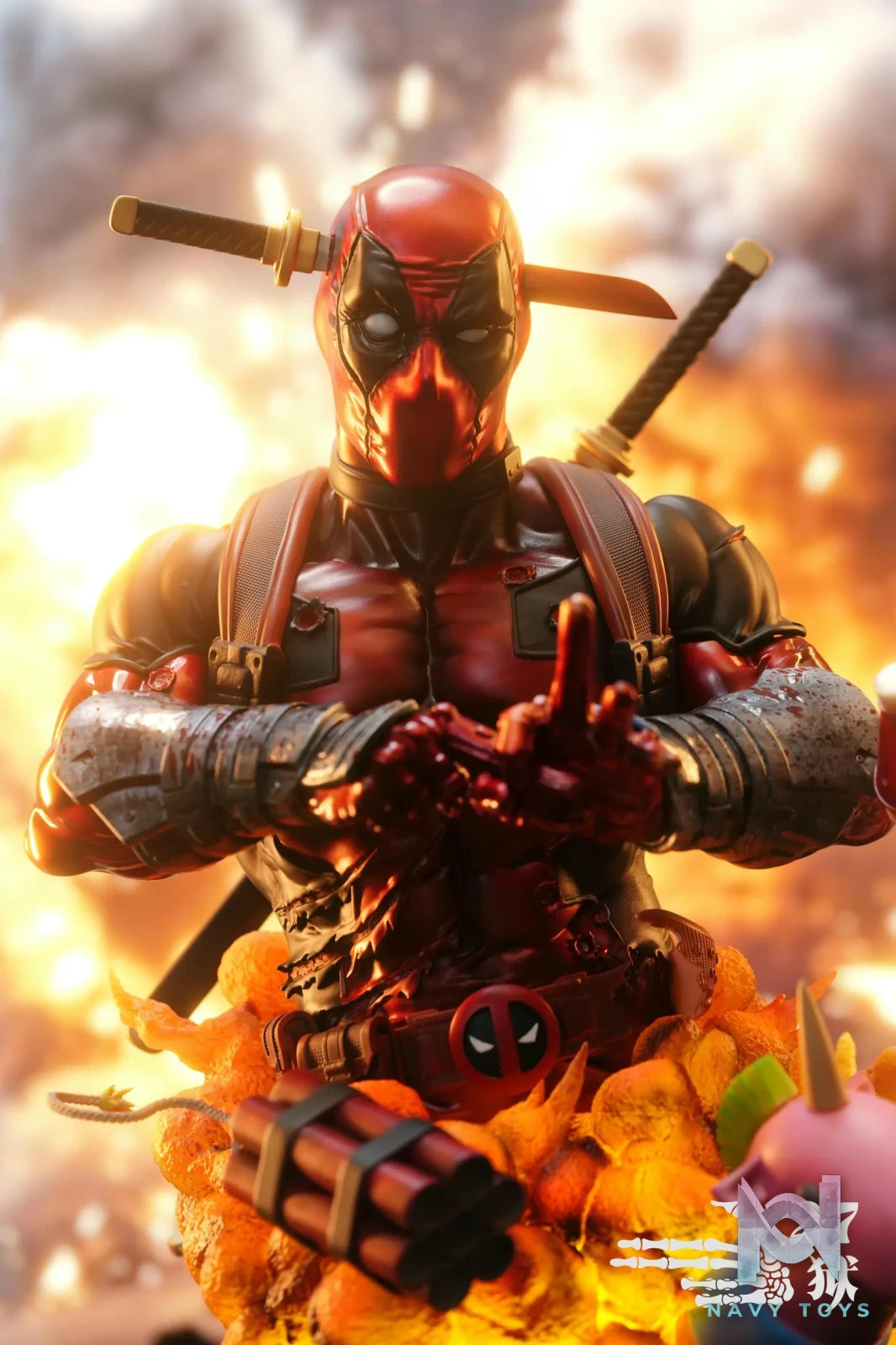 27abyss Studio – Marvel 1/3 Scale Bust Series Deadpool