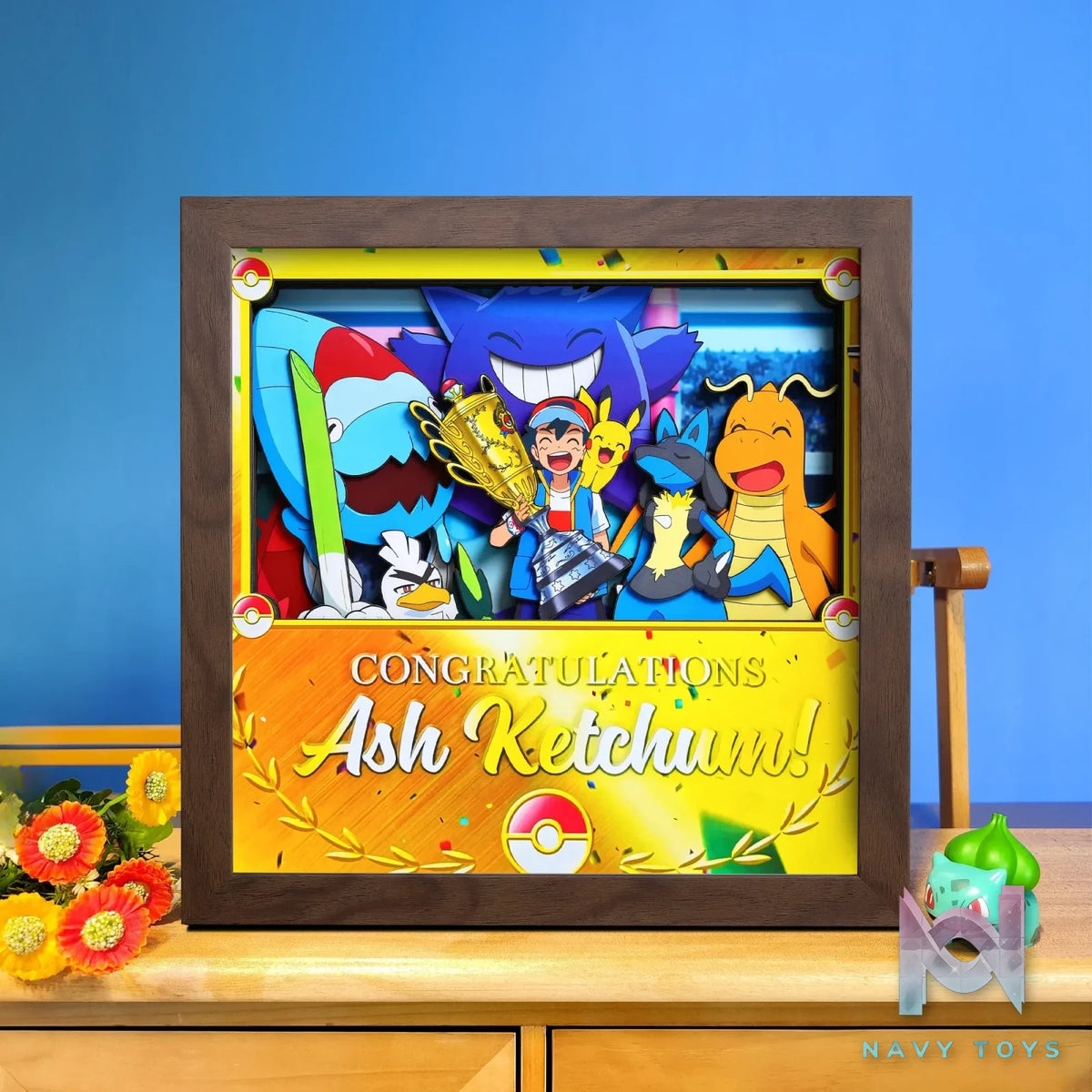 Yu Zhi Jiang Studio – Pokémon Multiple Characters Series #11 3D Decorative Painting Pokémon
