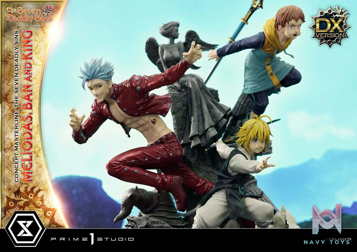 Prime 1 Studio – Concept Masterline The Seven Deadly Sins Meliodas, Ban and King CMNTZ-01 CMNTZ-01DXS (Licensed)