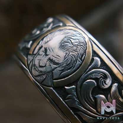 Raven Studio (silver jewelry) – Original “Judgment” Joker and Batman Ring Original