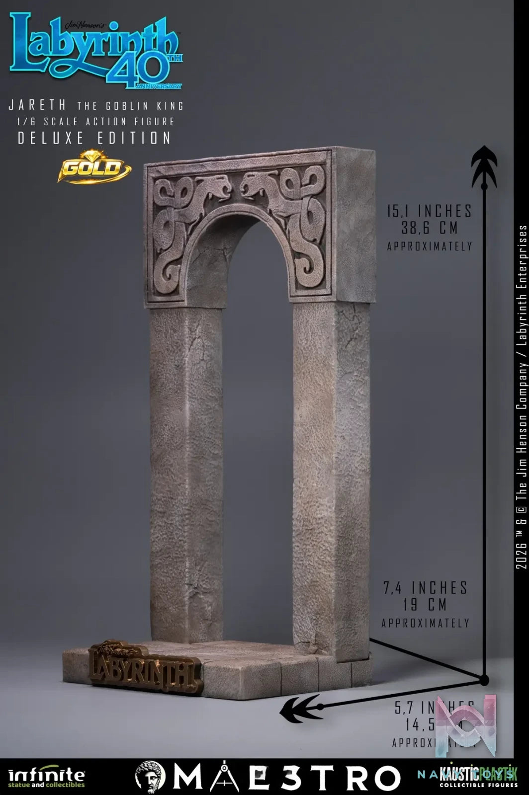 Infinite Statue – LABYRINTH JARETH THE GOBLIN KING 1/6 SCALE ACTION FIGURE (Licensed)