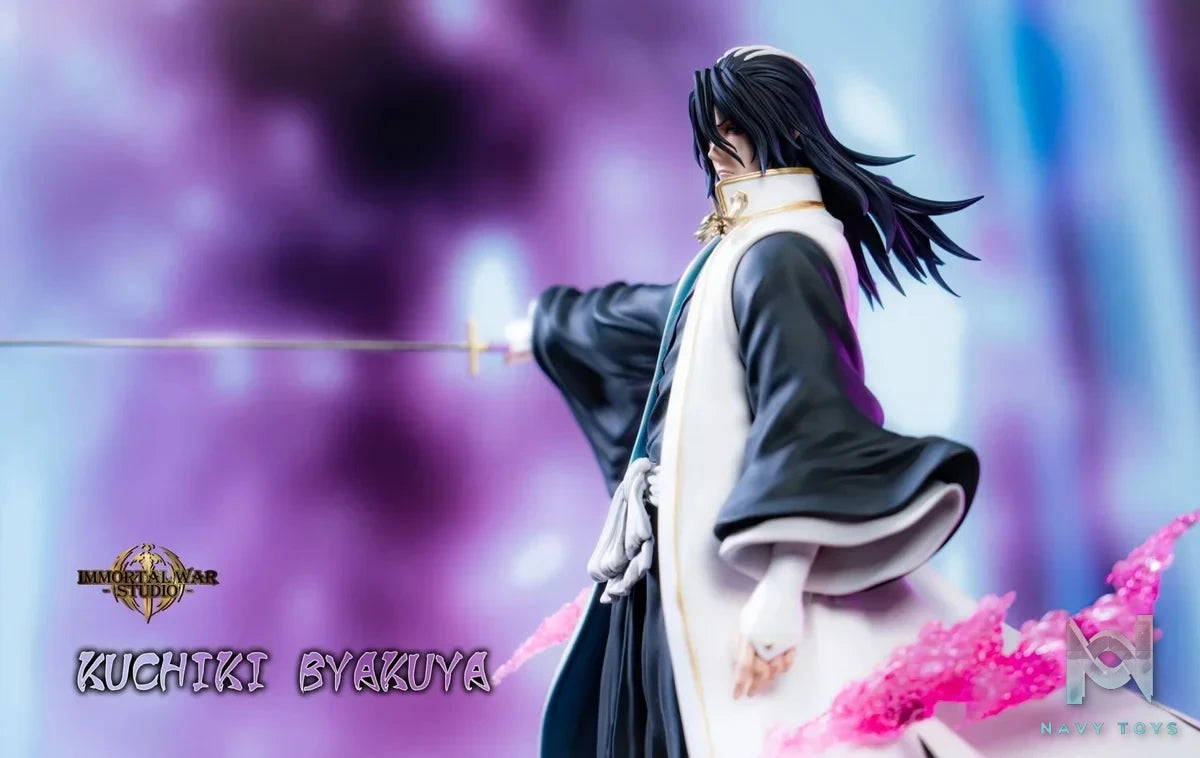 I.W Studio - Captain Series 12 Byakuya Kuchiki Bleach resin statue Navy Toys anime figure