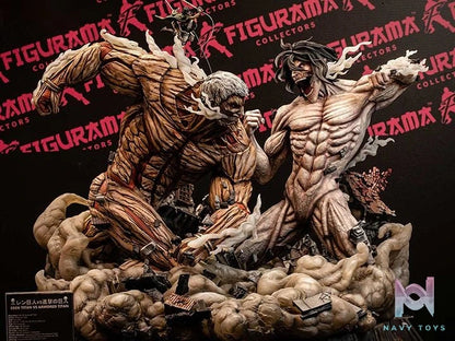 Reiner & Eren - Attack on Titan - Figurama Collectors resin statue Figurama Collectors Studio anime figure