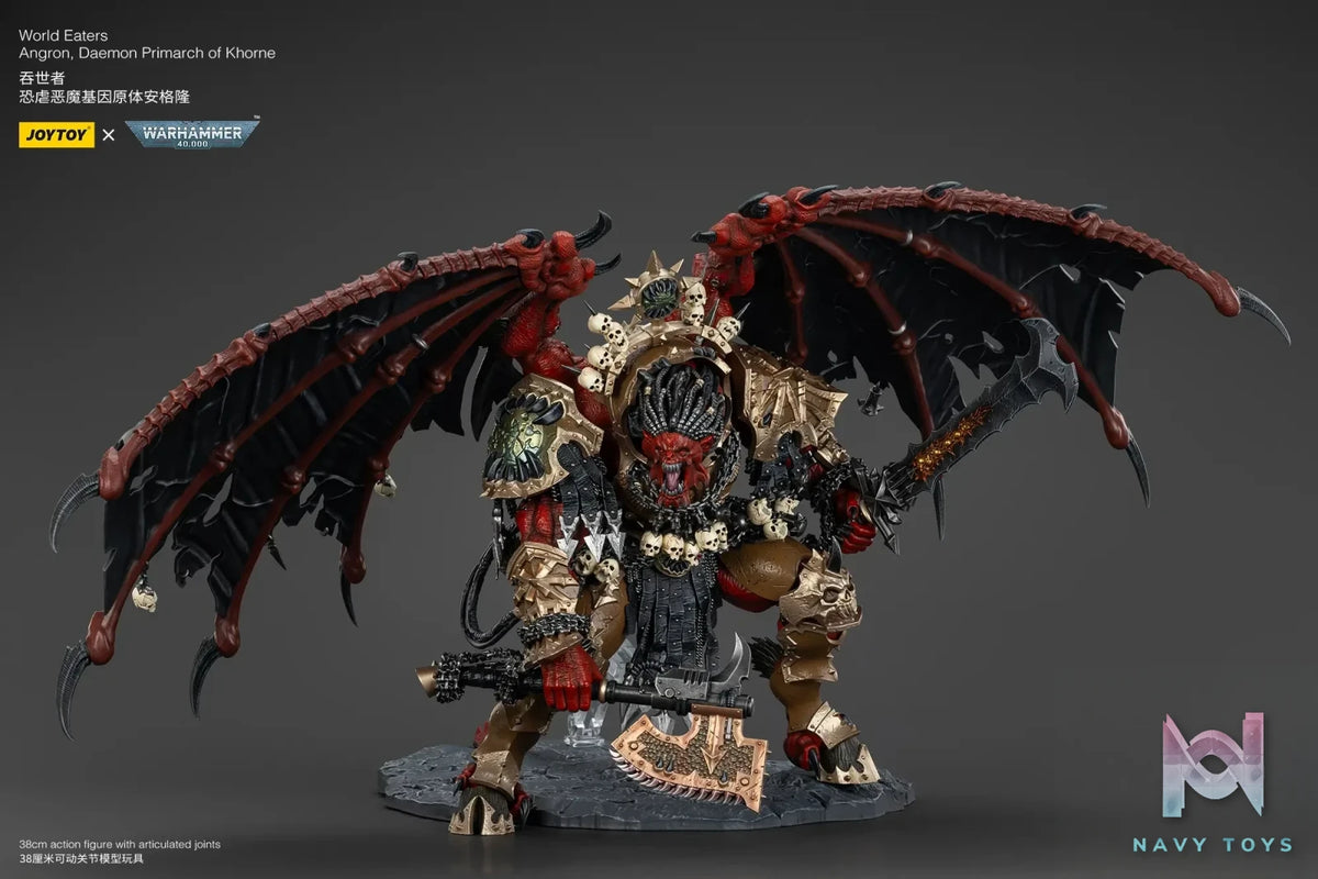 JOYTOY – World Eaters Angron Daemon Primarch of Khorne JT01178 (Licensed)