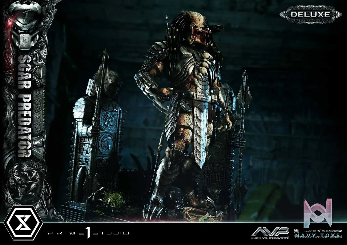 Prime 1 Studio Museum Masterline Alien vs. Predator Scar Predator MMPR-04 MMPR-04DX MMPR-04DXS