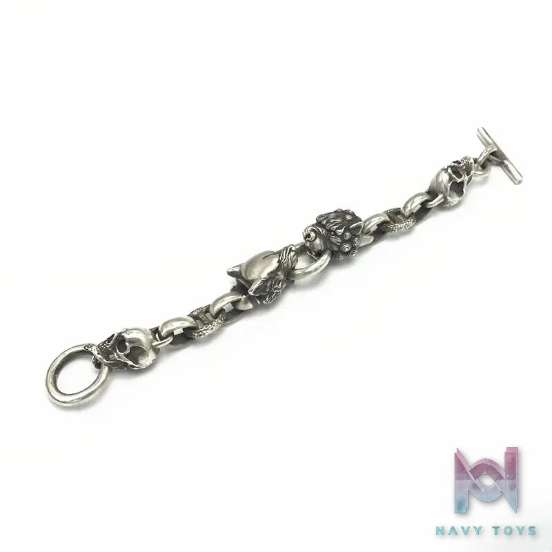 Raven Studio (silver jewelry) – Original Exclusive Design Wolf Head Bracelet Original