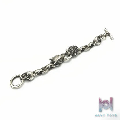 Raven Studio (silver jewelry) – Original Exclusive Design Wolf Head Bracelet Original