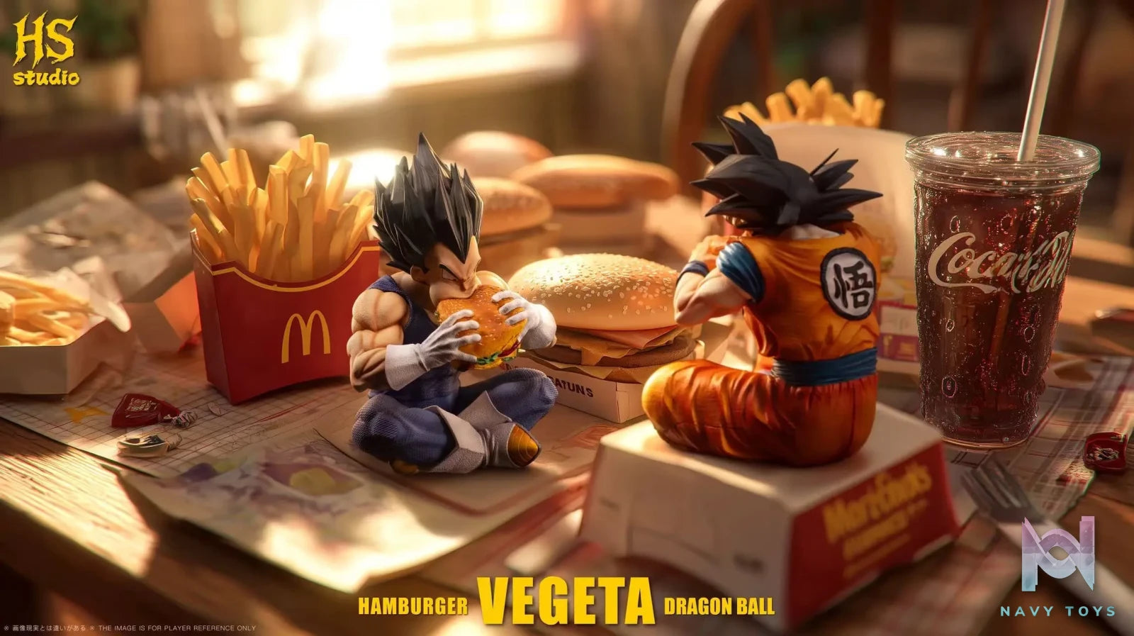 HS Studio – Vegeta Hamburger Dragon Ball