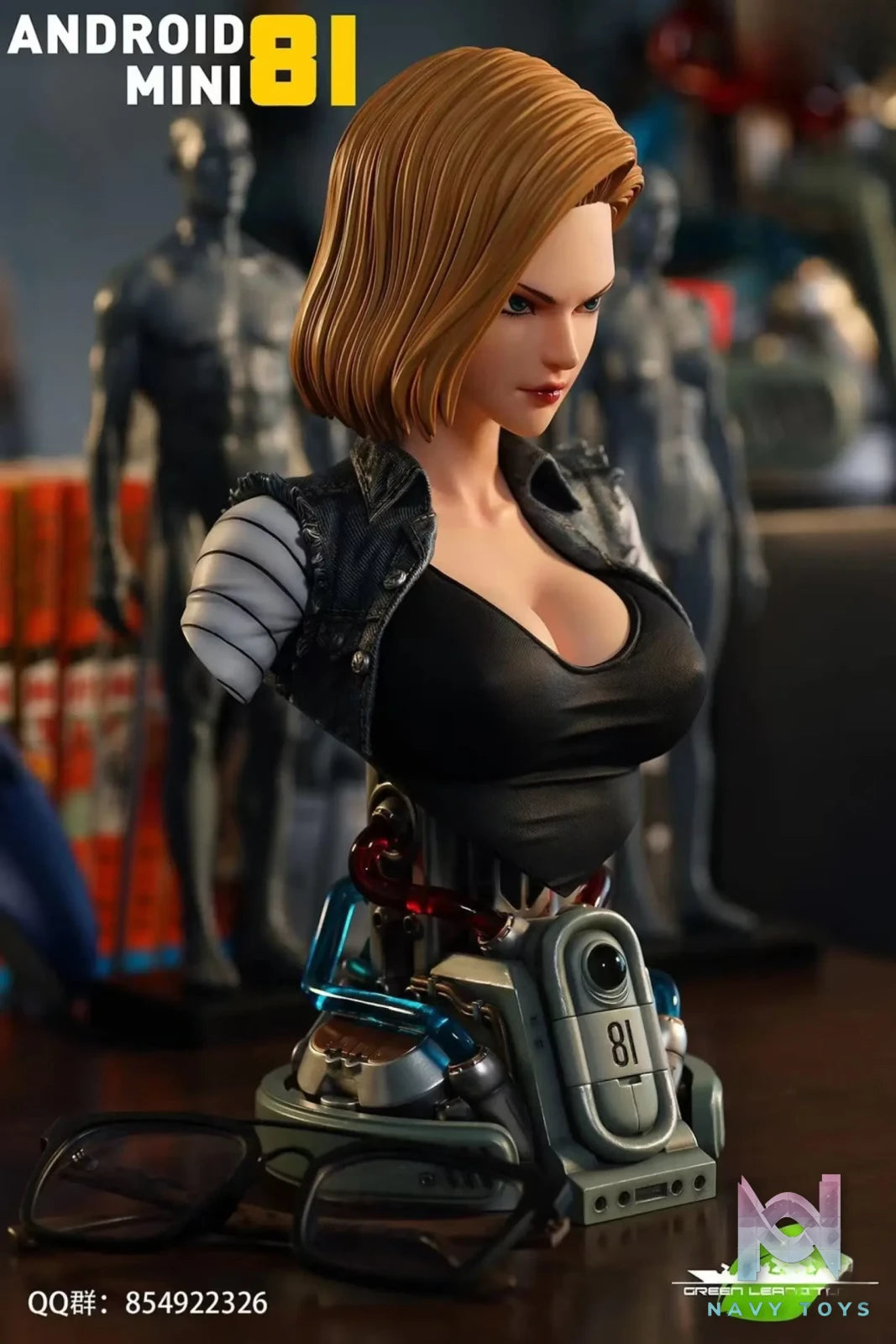 Green Leaf Studio – Dragon Ball Android 18 Bust – Mini Version