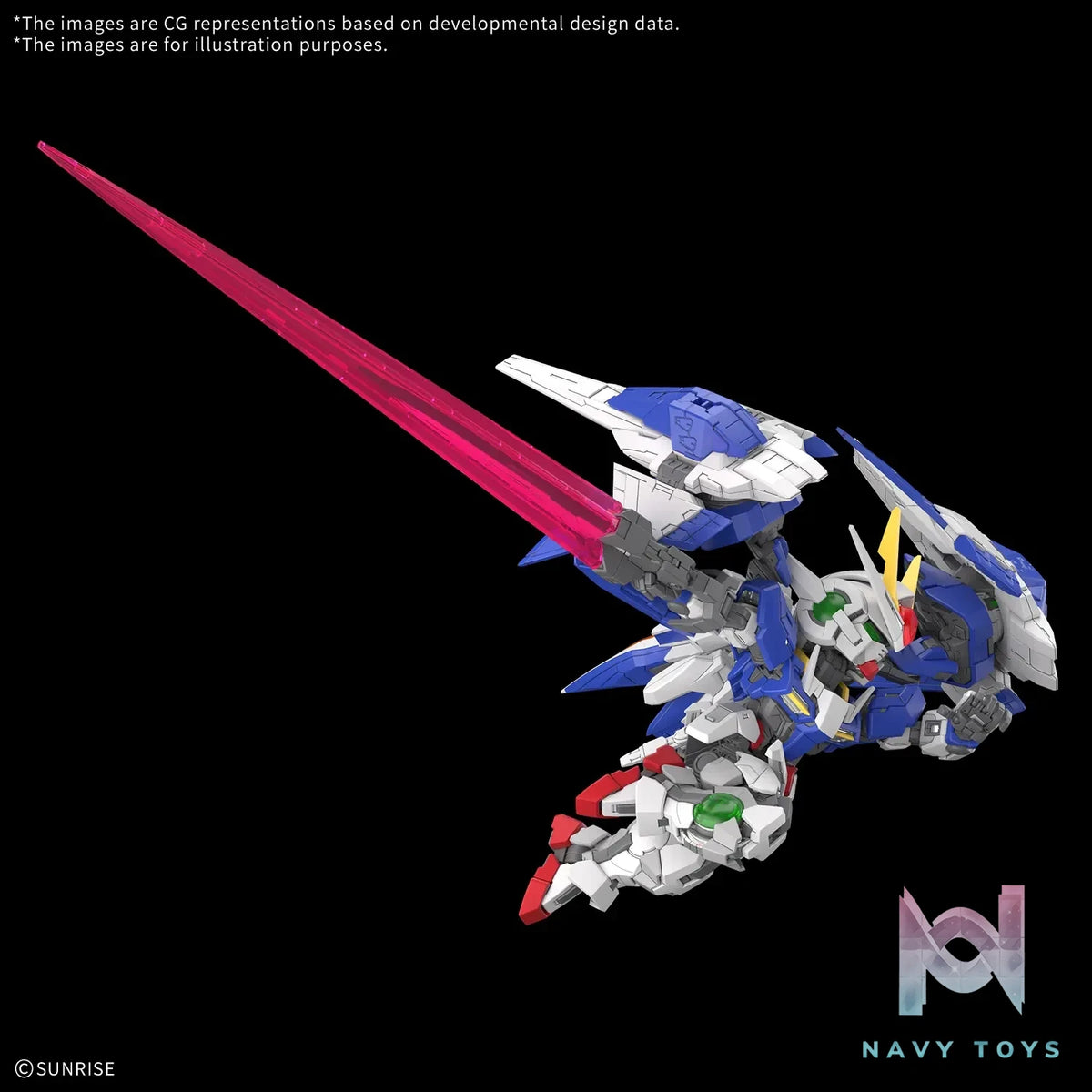 BANDAI SPIRITS – MGSD 00 RAISER (Licensed)