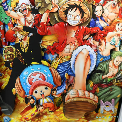 KALA HOME Studio – One Piece Multiple Characters #06 3D Decorative Painting One Piece