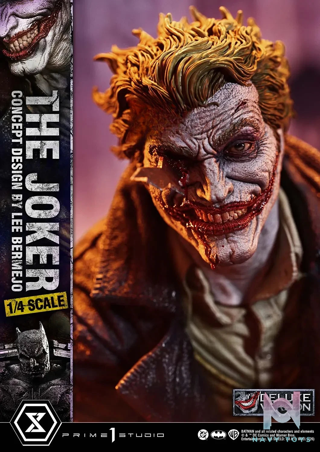 Prime 1 Studio – Ultimate Premium Masterline Batman (Comics) The Joker (Concept Design by Lee Bermejo) UPMDC-15 UPMDC-15DX UPMDC-15DXS (Licensed)