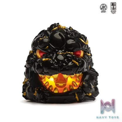 OFFART & A Ren – OFFART X Horiren Red Flame Hundred Cats Mini – Black Gold Bust (Licensed)